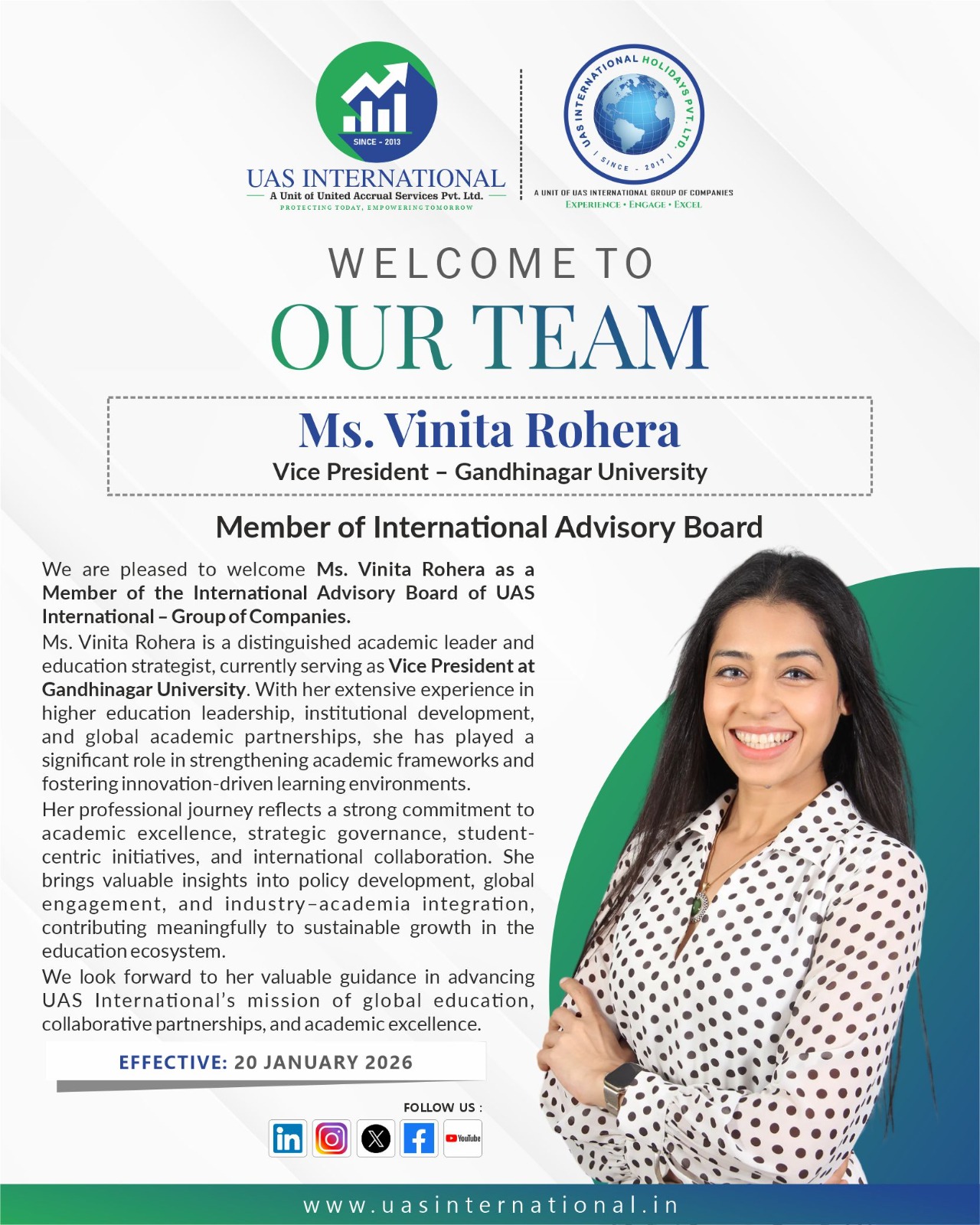  Ms. Vinita Rohera
